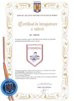 Certificat inregistrare marca CHEMSTAL