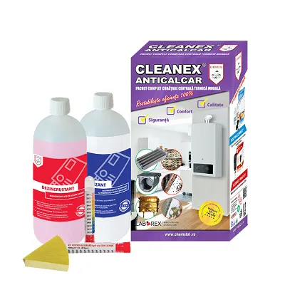 <b>CLEANEX ANTICALCAR </b><br> - Pachet curatare centrale termice