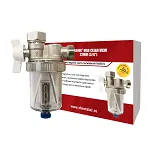 <b>CLEANEX MAG CLEAR VIEW 3/4 (22mm)</b> - Filtru transparent antimagnetita pentru instalatia de incalzire