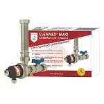 <b>CLEANEX MAG COMPACT 3/4" (22mm)</b><br> - Filtru antimagnetita compact pentru instalatia termica