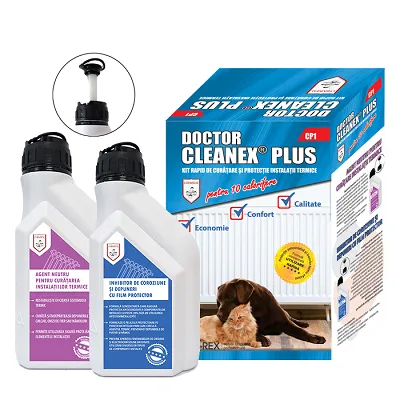 <b>DOCTOR CLEANEX PLUS</b> - Kit rapid de curatare si protectie instalatii termice