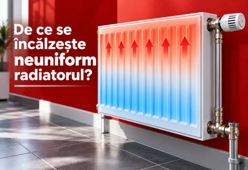 Radiatorul se încălzește neuniform? Cauze și soluții